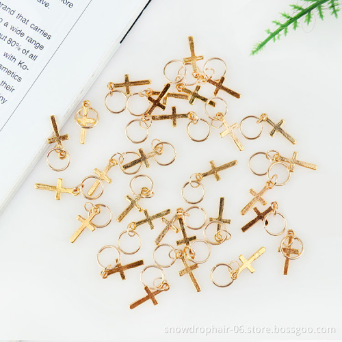 Julianna Loc Beads And Braid Jewelry For Dreadlock Accessories Hair Jewelry Braid Rings Gold Coils